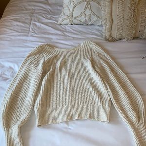 Abercrombie & Fitch balloon sleeve sweater
